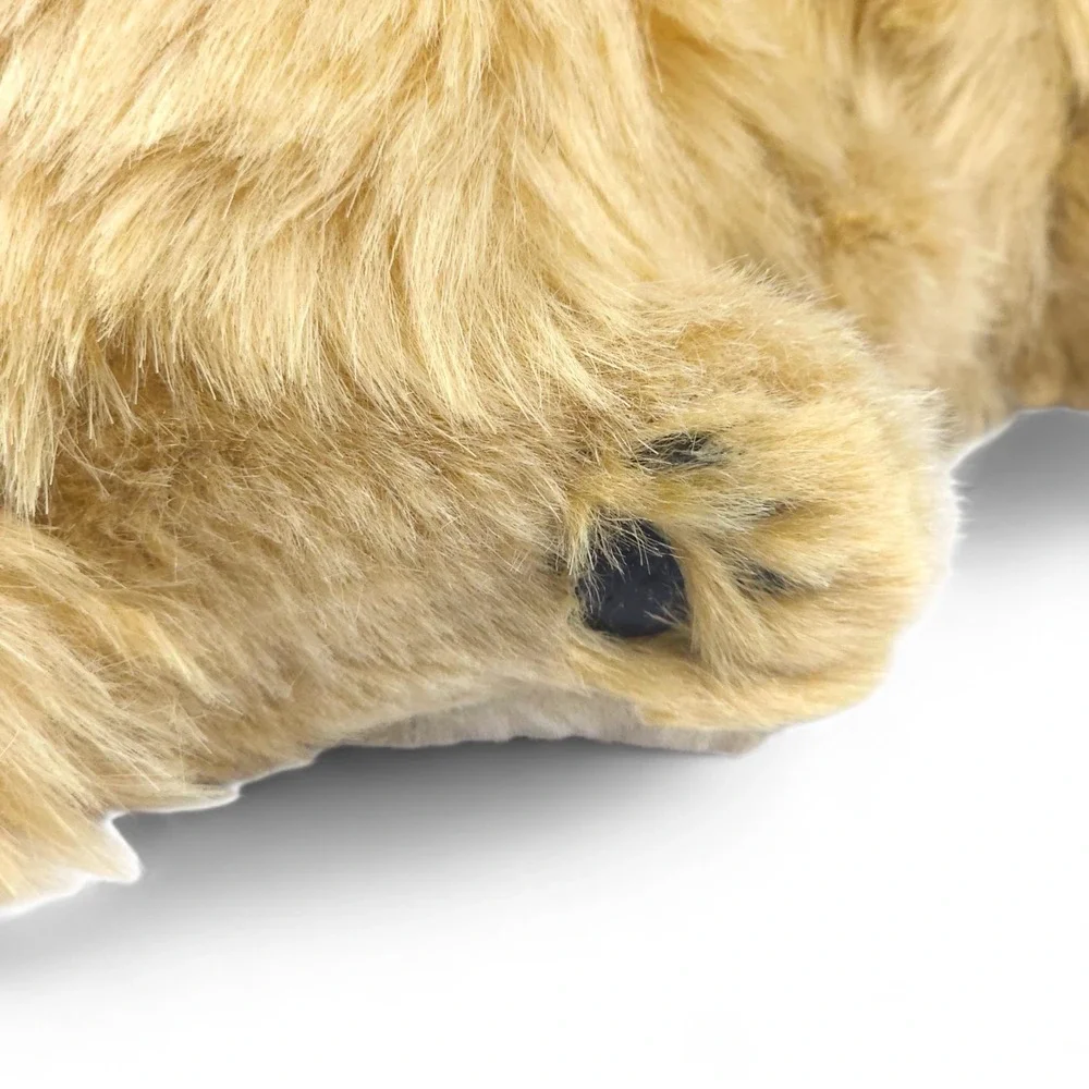 Perfect Petzzz Golden Retriever Sleeping Breathing Puppy Dog Plush Toy Tested